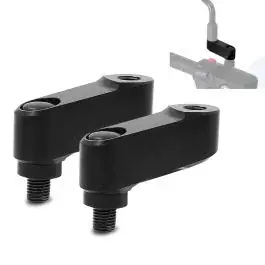 Saisonangebot Spiegelverlängerung passend für Triumph Street Triple RS 17-18 Tourtecs Paar 40mm schwarz