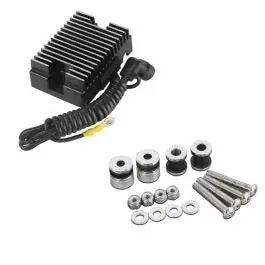 Set: Spannungsregler passend für Harley Davidson Fat Boy 90-99 Gleichrichter Laderegler Craftride + Anbausatz Docking Hardware Kit passend für Harley Davidson Fat Boy 90-99 Craftride Kracherpreis