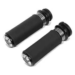 Günstig Lenker-Griffe 1″ Zoll Craftride HG2 CNC Alu passend für Harley Davidson Softail Slim 16-22 Elektronischer Gasgriff