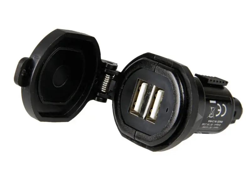 Begrenztes Angebot Universal-Batterieladegerät Din-Tech mit 2 USB-Ports – Fast Charge – 2700mA 12/32V