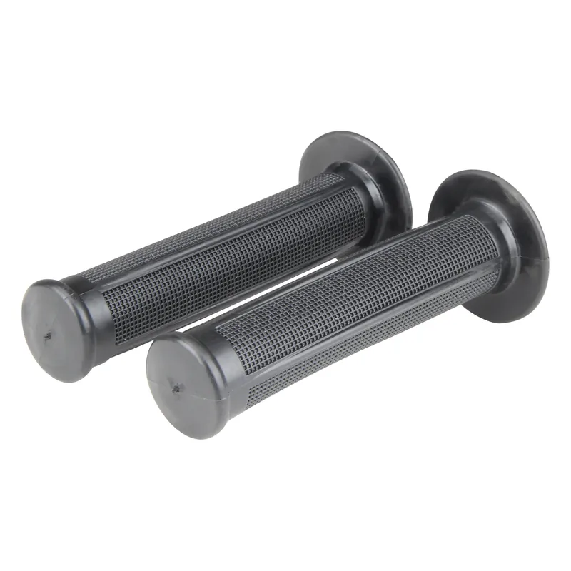 Neuheit Griffgummi Satz 22/24mm schwarz 'geriffelt' Universal Mofa Moped Mokick