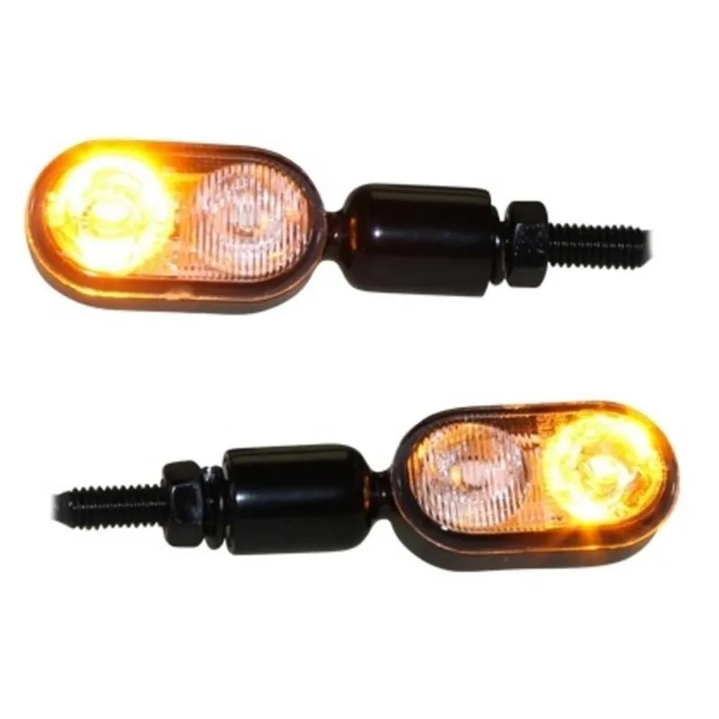 Blinker LED Motorrad Rücklicht Kombination Hyper schwarz klar Rabatt