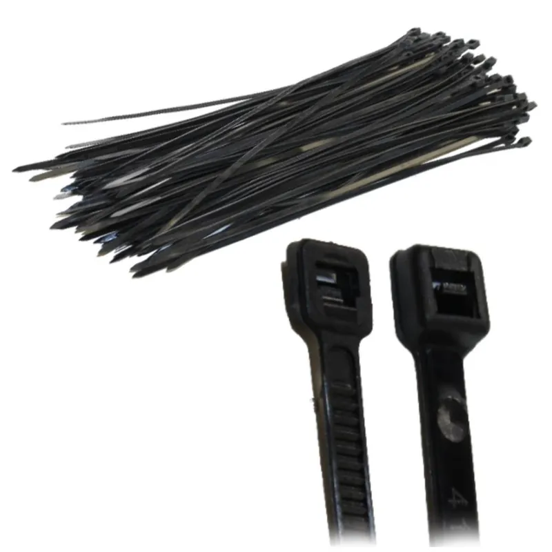 Kabelbinder Sortiment 1000 Stück schwarz UV-Stabil 100 x 2,5mm Zugkraft 8kg Preis Gesenkt
