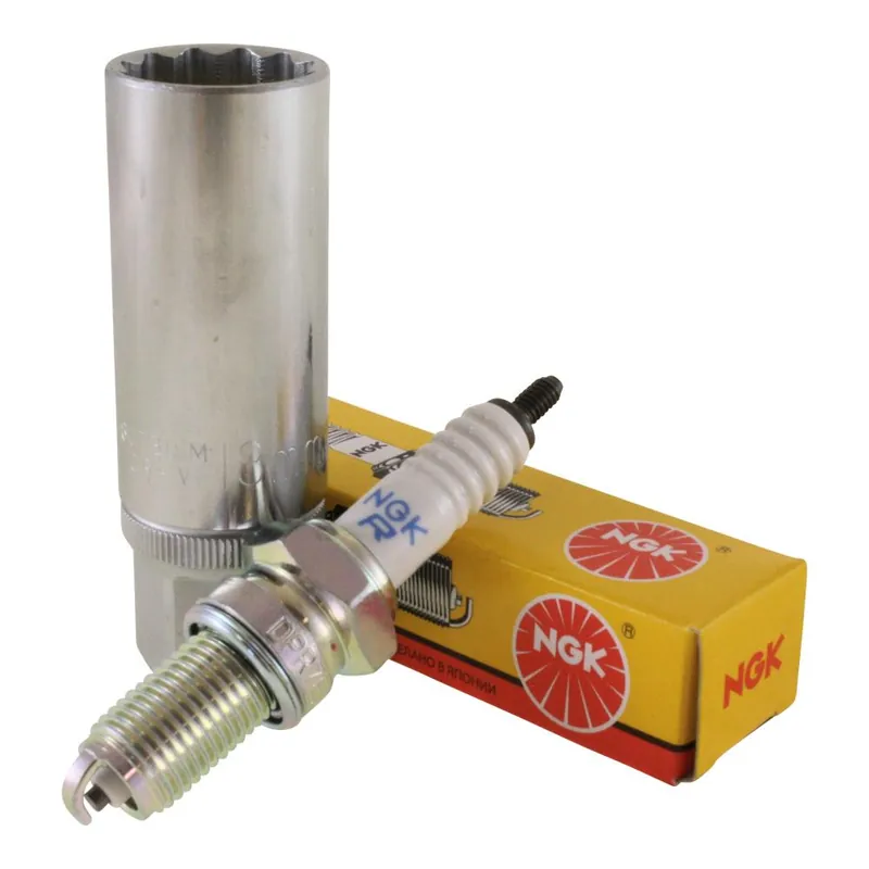 Zündkerze NGK DCPR9EIX mit Zündkerzenschlüssel Steck Nuss magnetisch Top-Angebot