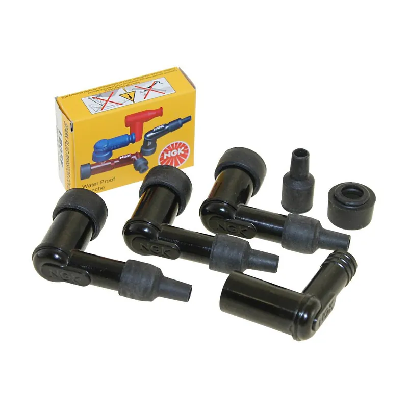4x Zündkerzenstecker Set NGK LB05F für Motorräder, Roller, Moped und Mofa Schneller Versand