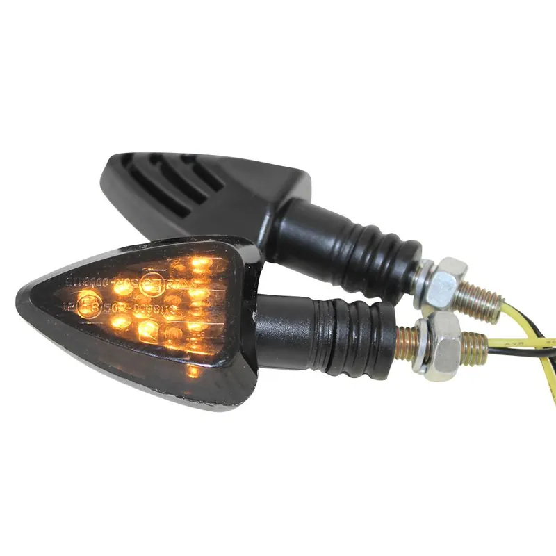 Garantierte Lieferung Motorrad LED Blinker Jake schwarz getönt