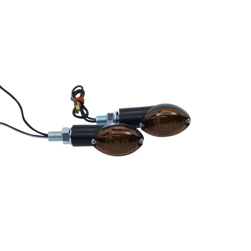 Cat Eye Blinker Yamaha Honda Suzuki Aprilia 20 mm getönt schwarz Paar E-Nummer Preis Gesenkt