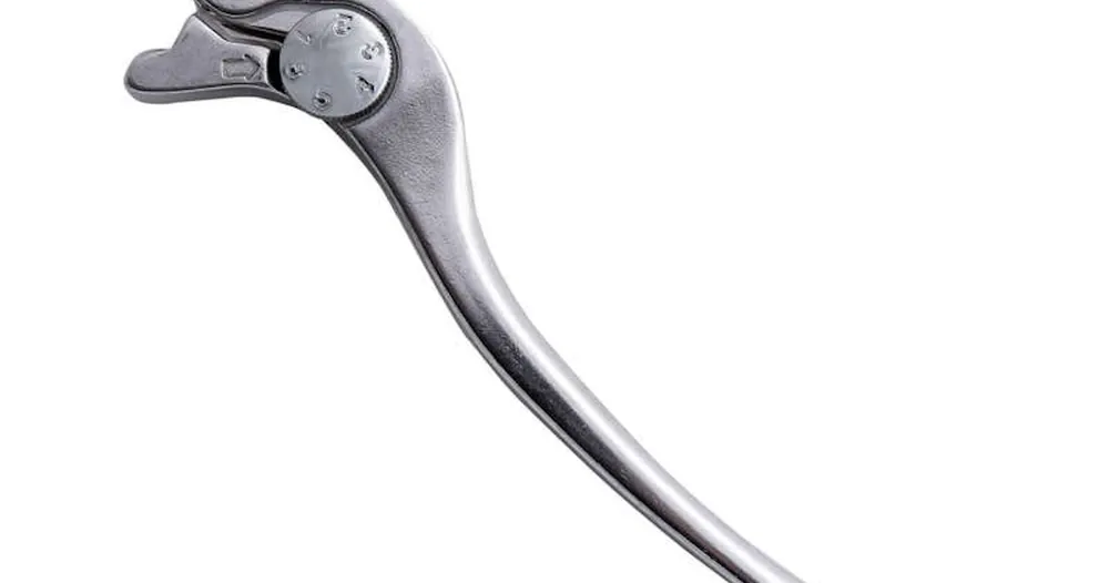 HIGHSIDER smart Typ BC 421 Reparatur-Bremshebel Silber Mit ABE, verstellbar (1Stck) Zertifiziert