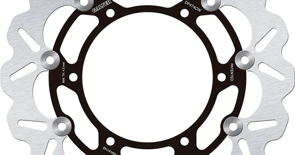 Knallerangebot Galfer DF474, schwarz/silber