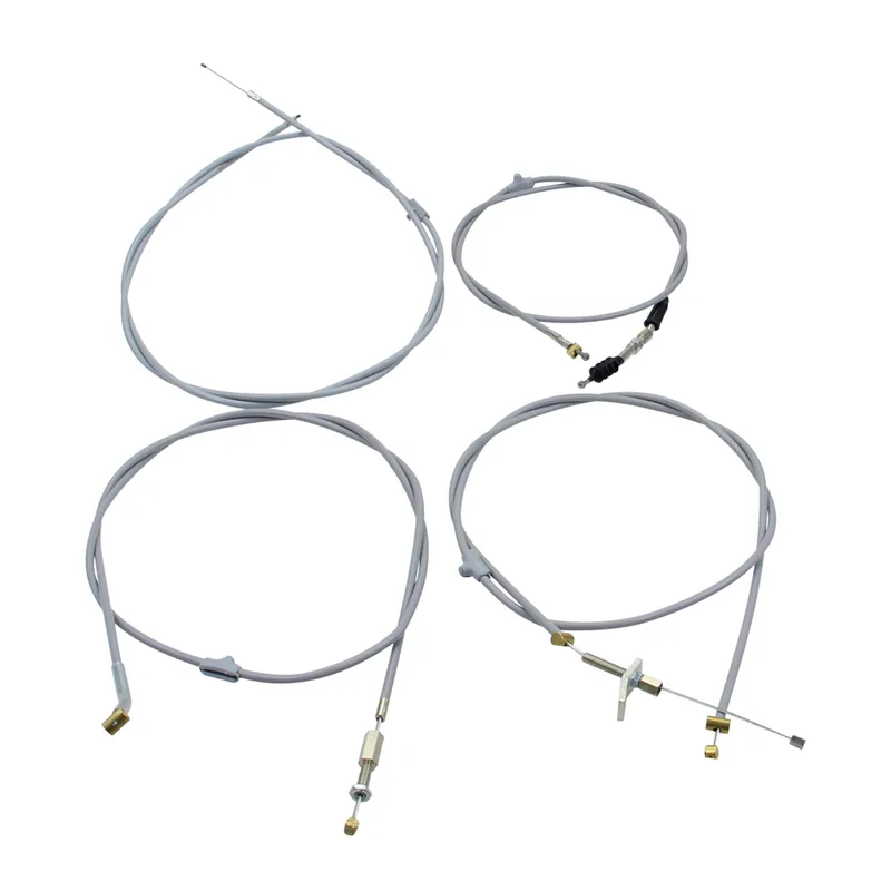 Kostenfreie Lieferung Bowdenzug Set grau für Zündapp R 50 Typ 561-003 (ab FG-Nr. 7003306)