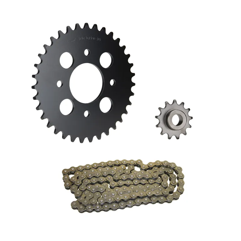 Nur Heute Kettensatz 3-teilig schwarz 13/35 Zähne für Hercules XE 5 Enduro (ab Motor Nr. 10697366)