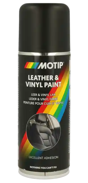 Kostenfreie Lieferung Motip Leder & Vinyl Farbe Schwarz - 200 ml.