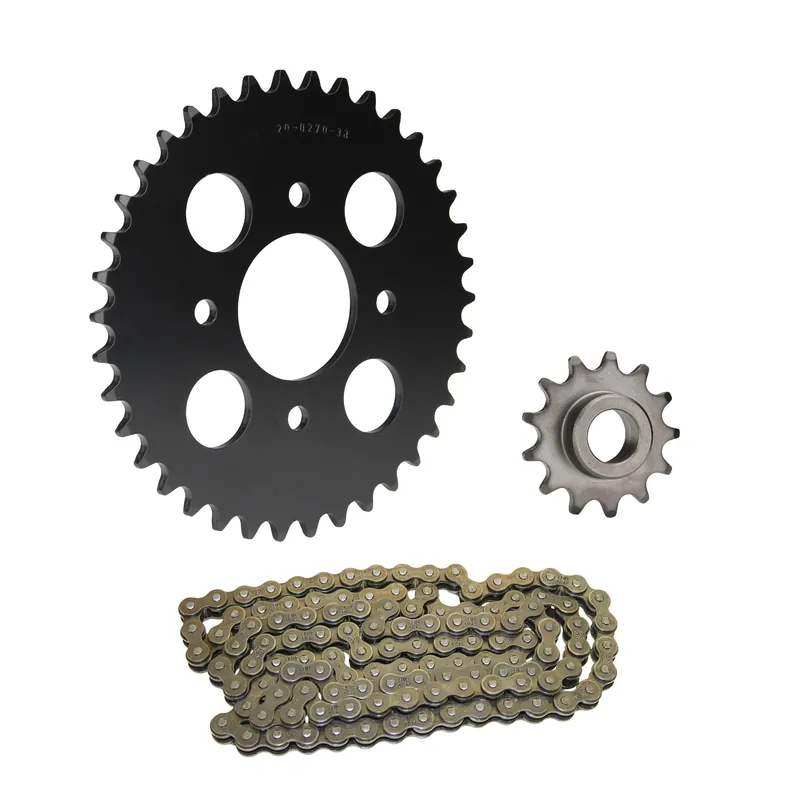 Finale Aktion Kettensatz 3-teilig schwarz 13/38 Zähne für Hercules XE 5 Enduro (bis Motor Nr. 10697365)