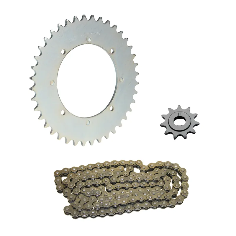 Sichere Zahlung Kettensatz 3-teilig silber 11/40 Zähne für Hercules M1 M2 M3 Prima 2
