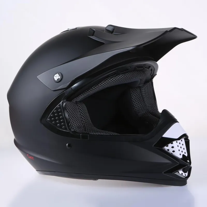 CMX Crosshelm - Motocrosshelm Harrier Schwarz matt Neu