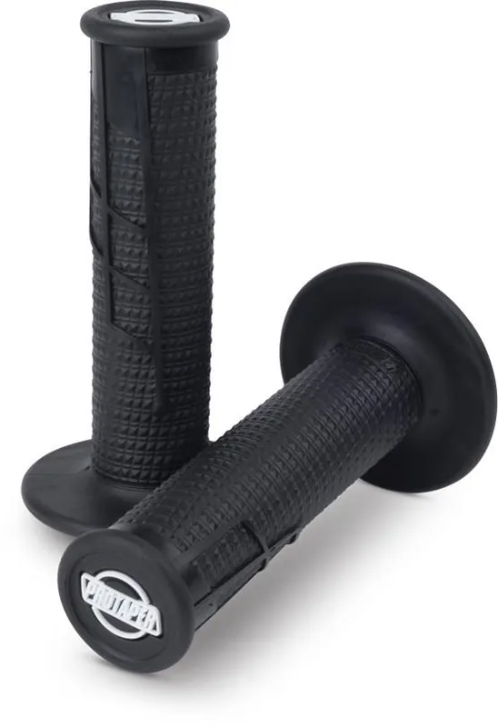 ProTaper Griffsystem Clamp On - Half Waffle - Schwarz/Schwarz Markenprodukt