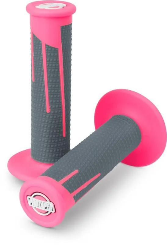 ProTaper Griffsystem Clamp On Full Diamond - Neon Pink/Dunkelgrau Sale