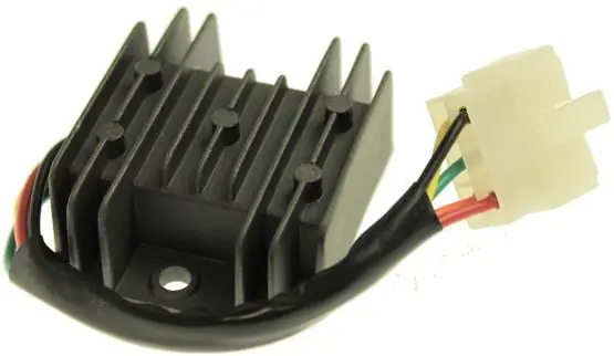 Neue Ware Spannungsregler, Gleichrichter 12V 10A für Kymco Super 8, Malaguti Ciak, 5 Polig