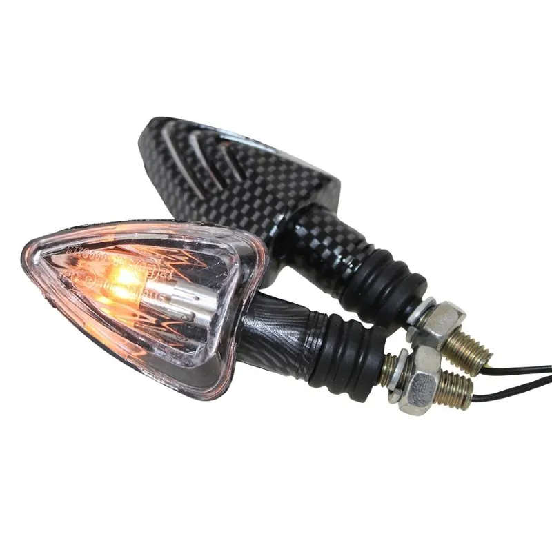 Motorrad Mini Blinker Lennon carbon klar E-geprüft Jetzt Kaufen
