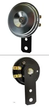 Hupe 12 Volt Gleichstrom chrom Universal mit Halterung Schnäppchen