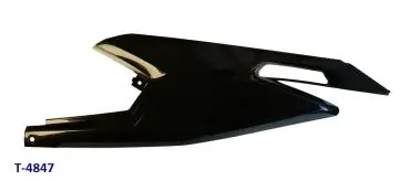 Verkleidung Derbi Senda Seite links schwarz 18- Neue Ware