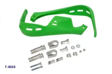 Expressversand Crosshandschutz Enduro grün für 22mm Lenker