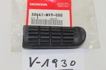 Honda VTR1000F, 99-05, Fahrer Fußrastergummi L. oder R., 50661-MV9-000 Nur Für Kurze Zeit