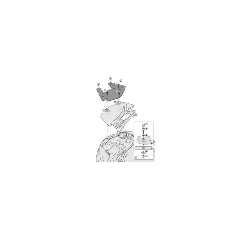 Givi Sr3104mm Portapacchi Suzuki Burgman 650 Top-Seller