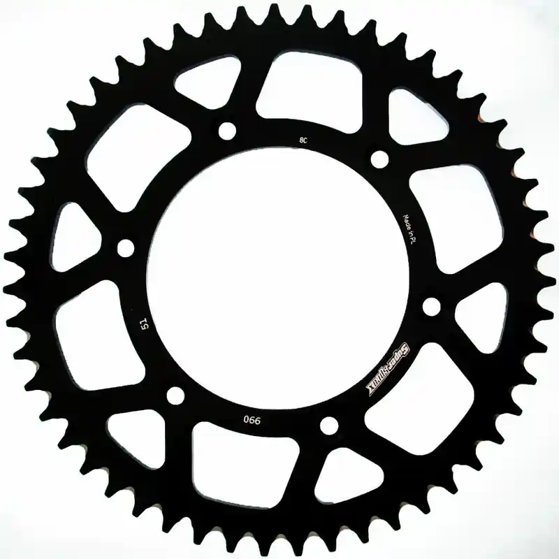 Kettenrad Aluminium SUPERSPROX RAL-990:51-BLK schwarz 51T, 520 Echt