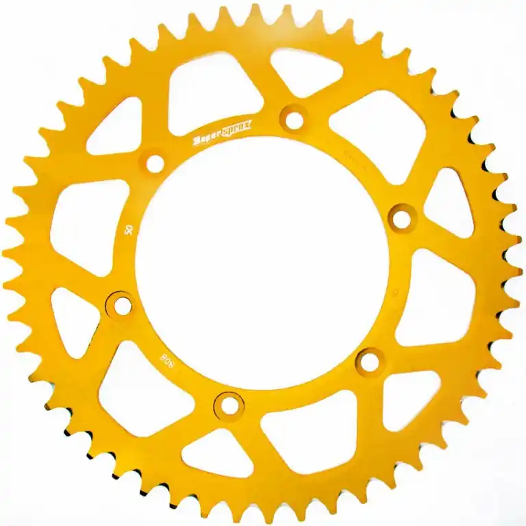 Solange Der Vorrat Reicht Aluminium-Ketten Rad SUPERSPROX RAL-808:50-GLD gold 50T, 520