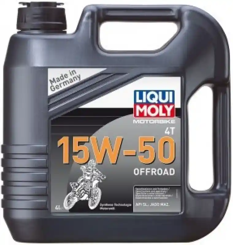Abverkauf Motoröl LIQUI MOLY Motorbike 4T 15W50 Offroad 4 l