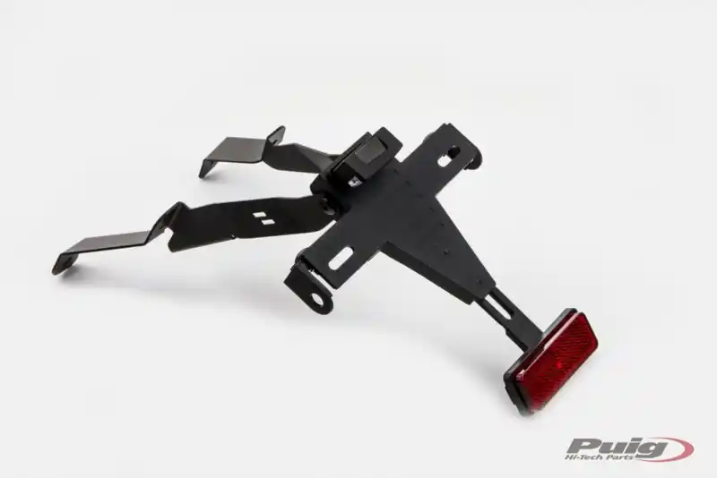 Adjustable license support PUIG 9653N schwarz Sofort Bestellen