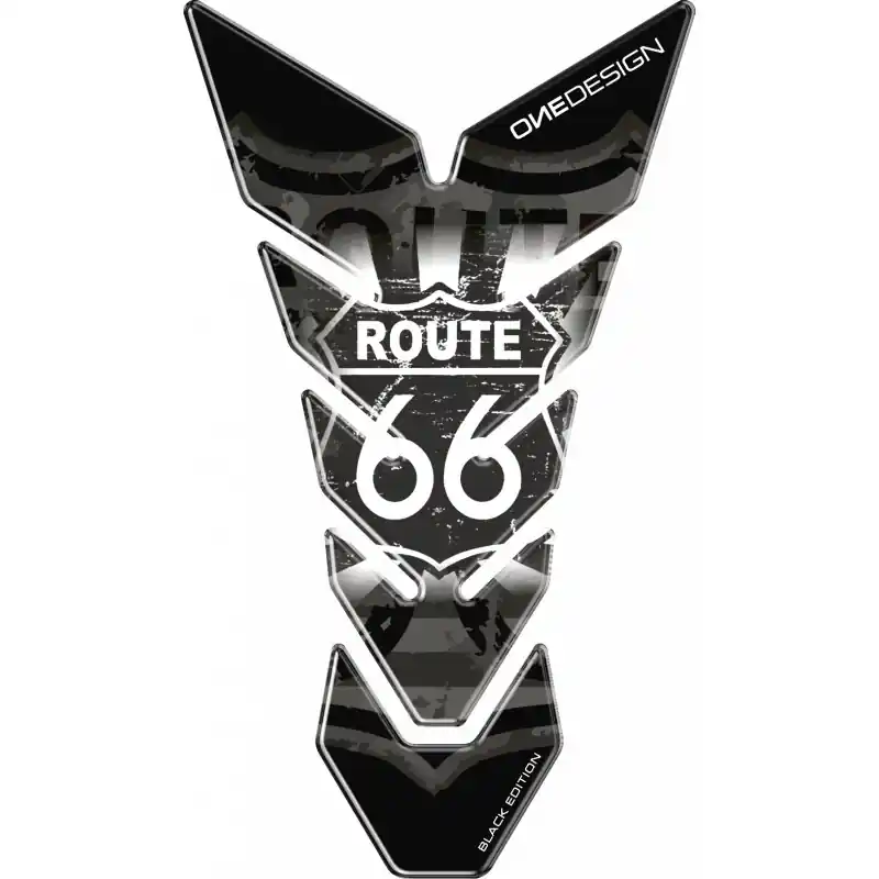 Sichere Zahlung Tankaufkleber Print Black Edition - Route 66