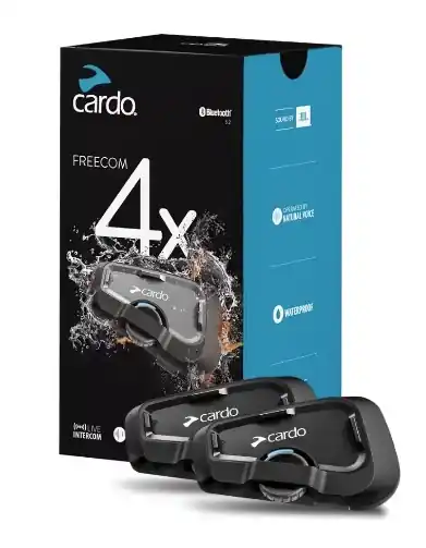 Bluetooth-Gegensprechanlage CARDO FREECOM 4X JBL duo Neu