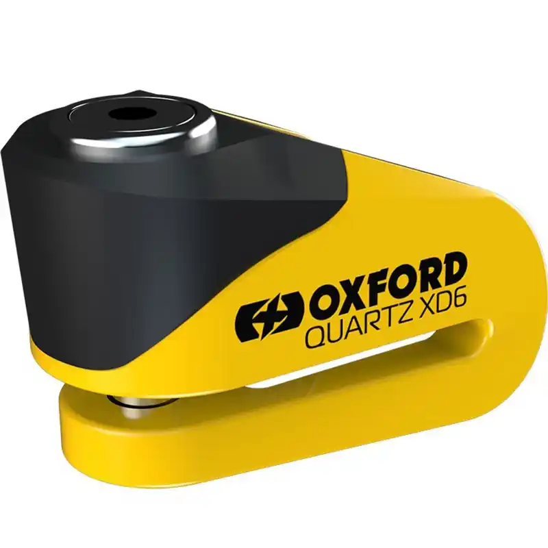 Oxford Quartz XD6 Scheibenbremsenschloss gelb-schwarz Kostenloser Versand