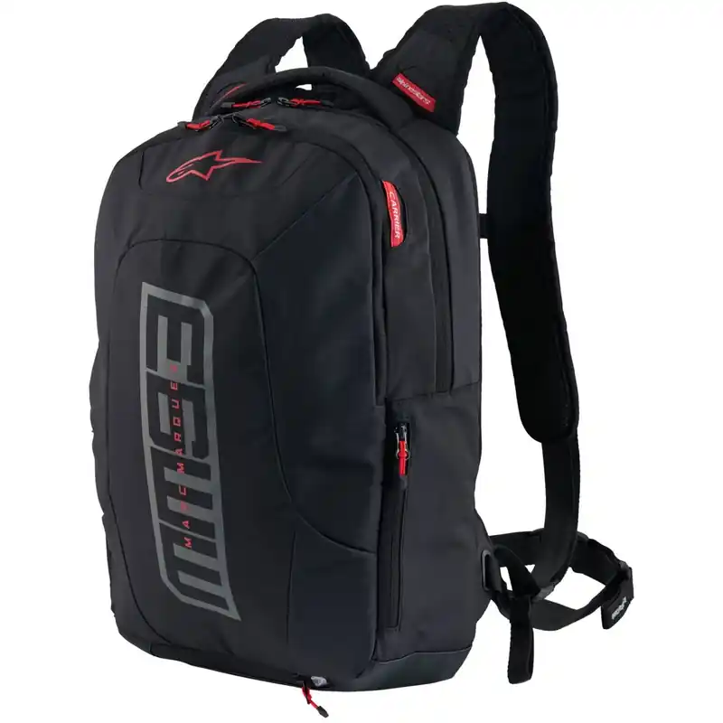 Rucksack Alpinestars City Hunter V2 MM93 schwarz-grau-rot Expressversand