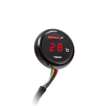 Geprüft KOSO Coin-Thermometer rote Anzeige