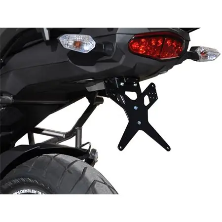 Kostenloser Versand ZIEGER X-Line Kennzeichenhalter kompatibel mit Kawasaki Versys 1000 BJ 2012-16