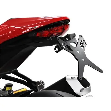ZIEGER X-Line Kennzeichenhalter kompatibel mit Ducati Monster 1200 R BJ 2016-19 Schnäppchen