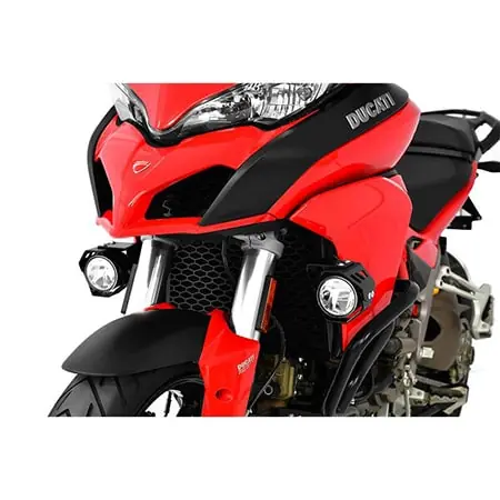 Scheinwerferhalterset kompatibel mit Ducati Multistrada 1200 schwarz Neuheit