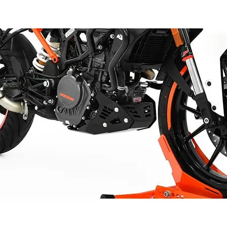 Schneller Versand ZIEGER Motorschutz kompatibel mit KTM 125 Duke schwarz